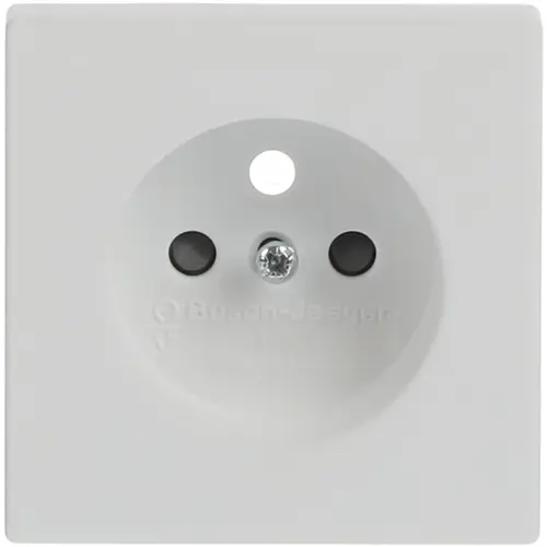 Busch-Jaeger 2399 UCKS-884 centraalplaat voor wandcontactdoos met penaarde Future Linear studiowit mat