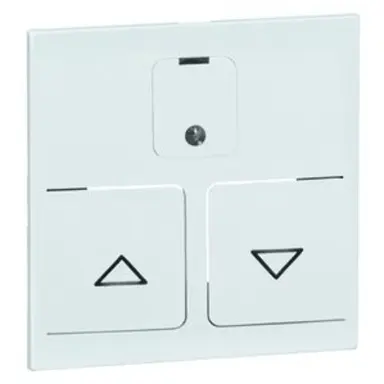 PEHA 20.410.02 R tweedelige drukker jaloezie tbv rolluikschakelaar 405 R O.A. Aura levend wit