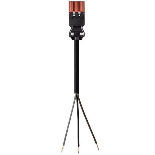 Wieland 92.232.1064.4 GST18I3 aansluitsnoer halogeenvrij male 1 meter 3-polig 1,5mm² 16A bruin
