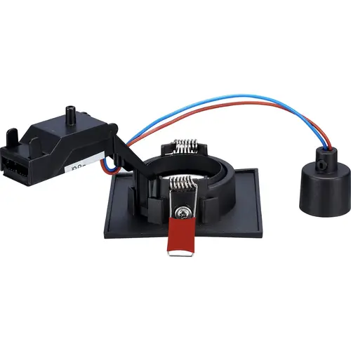 Lumiance 3084103 Inset Trend 75 Swing aluminium vierkante inbouwspot GU10 zwart IP44 indoor excl. lichtbron OP=OP