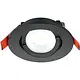 Sylvania 0084102 Inset Trend 75 Swing aluminium inbouwspot GU10 zwart IP44 indoor excl. lichtbron