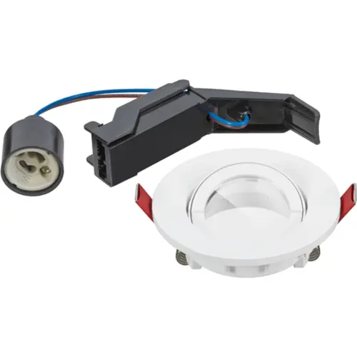 Sylvania 0084060 Inset Trend 75 Swing aluminium inbouwspot GU10 wit IP44 indoor excl. lichtbron