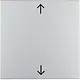 Berker 16201414 wip met pijlsymbolen S1/B3/B7 aluminium mat