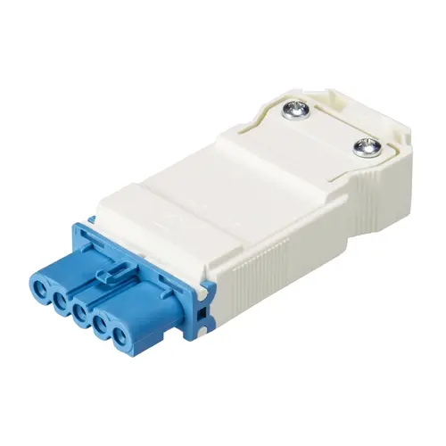Wieland 91.951.4353.0 GST15i5 connector halogeenvrij female 5-polig 2,5mm² 13A 50V schroefklem pastelblauw