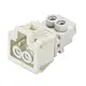 Wieland 91.921.9053.0 GST15i2 connector halogeenvrij female 2-polig 2,5mm² 16A 250V schroefklem wit