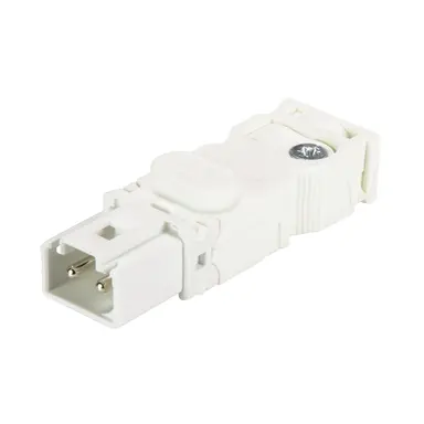 Wieland 91.922.3053.0 GST15i2 connector halogeenvrij male 2-polig 1,5mm² 16A 250V schroefklem wit