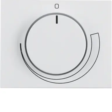 Berker 11357209 draaiknop toerentalregelaar K1 wit