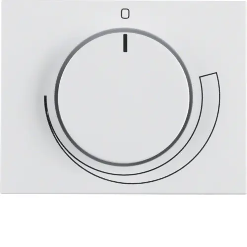 Berker 11357209 draaiknop toerentalregelaar K1 wit