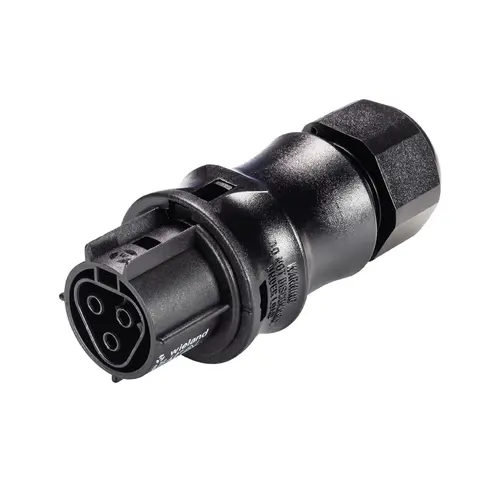 Wieland 96.031.4153.1 RST20i3 connector 3-polig 250V 20A IP66/IP68/IP69 halogeenvrij zwart