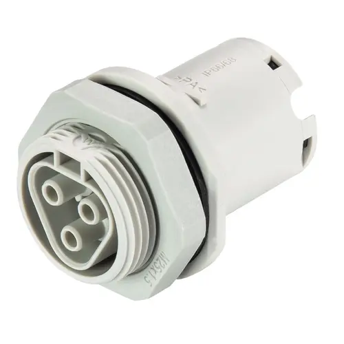 Wieland 96.031.1053.0 RST20i3 connector 3-polig 250V 20A IP66/IP68/IP69 halogeenvrij grijs