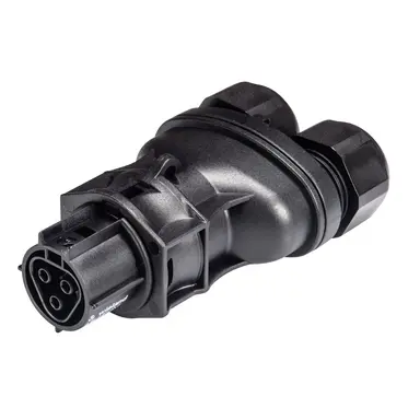 Wieland 96.031.4253.1 RST20i3 connector 3-polig 250V 20A IP66/IP68/IP69 halogeenvrij zwart