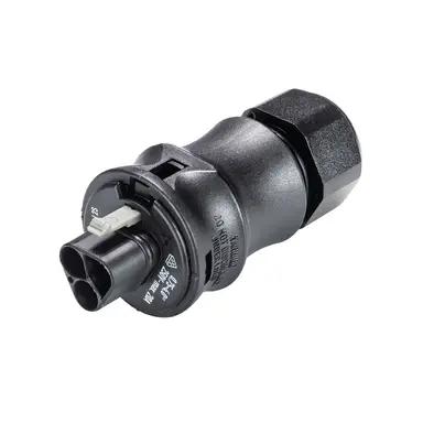 Wieland 96.022.4053.1 RST20i2 connector 2-polig 250V 20A IP66/IP68/IP69 halogeenvrij zwart