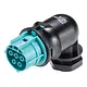 Wieland 96.053.6053.6 RST20i5 connector 5-polig 250V 20A IP20 halogeenvrij blauw