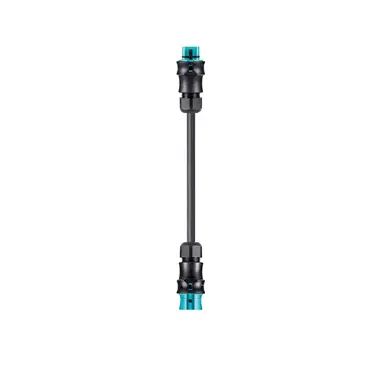 Wieland 96.453.6000.6 RST20i5 koppelsnoer Contrastekker female naar stekker 5-polig 6 meter 2,5 mm² 20A 250V IP66/IP68/IP69 turquoise