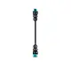 Wieland 96.453.6000.6 RST20i5 koppelsnoer Contrastekker female naar stekker 5-polig 6 meter 2,5 mm² 20A 250V IP66/IP68/IP69 turquoise