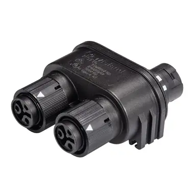 Wieland 46.030.1253.1 RST16i3 connector 3-polig 400V 16A IP66 halogeenvrij zwart