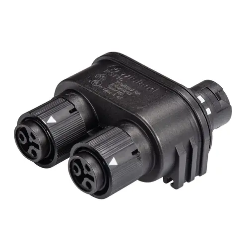 Wieland 46.030.1253.1 RST16i3 connector 3-polig 400V 16A IP66 halogeenvrij zwart