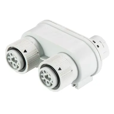 Wieland 46.050.1253.0 RST16i5 connector 5-polig 400V 16A IP66 halogeenvrij grijs