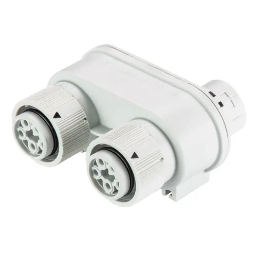 Wieland 46.050.1253.0 RST16i5 connector 5-polig 400V 16A IP66 halogeenvrij grijs