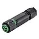 Wieland 46.031.4555.7 RST16i3 connector 3-polig 50V 16A halogeenvrij groen