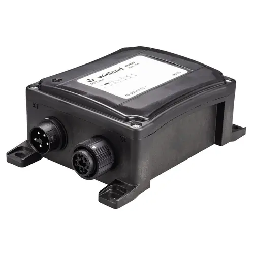 Wieland 46.050.0153.1 RST16i5 verdeler 5-polig 400V 16A IP66 halogeenvrij zwart