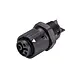 Wieland 46.031.5053.1 RST16i3 connector 3-polig 50V 16A halogeenvrij zwart