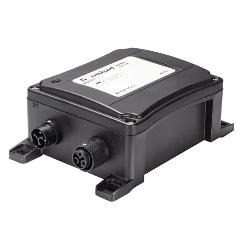 Wieland 46.030.0153.1 RST16i3 verdeler 3-polig 400V 16A IP66 halogeenvrij zwart