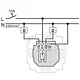 Busch-Jaeger 1097 U-101 elektronische kamerthermostaat wisselcontact 230V
