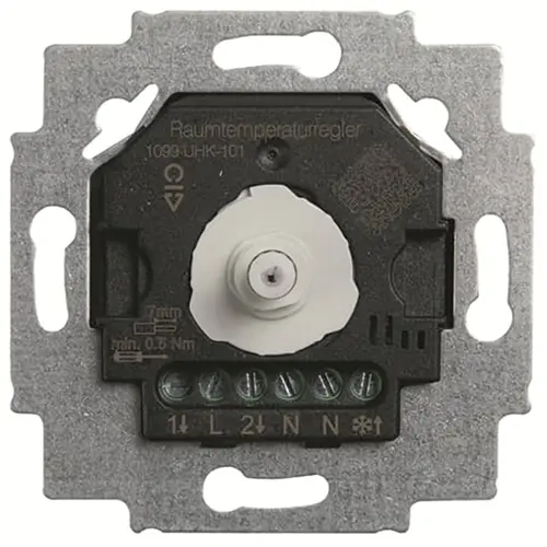 Busch-Jaeger 1099 UHK-101 elektronische kamerthermostaat 2x maakcontact verwarmen en koelen 230V