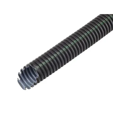 Frankische 26212032 flexibele buis 32 mm met low-friction binnenlaag polyolefine brandvertragend zwart rol 50 meter