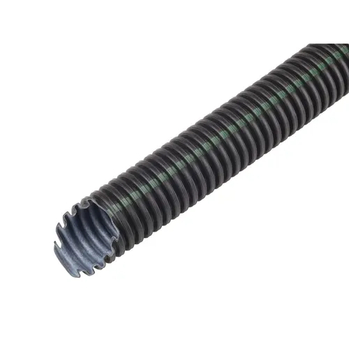 Frankische 26212032 flexibele buis 32 mm met low-friction binnenlaag polyolefine brandvertragend zwart rol 50 meter