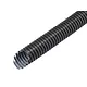 Frankische 26212032 flexibele buis 32 mm met low-friction binnenlaag polyolefine brandvertragend zwart rol 50 meter