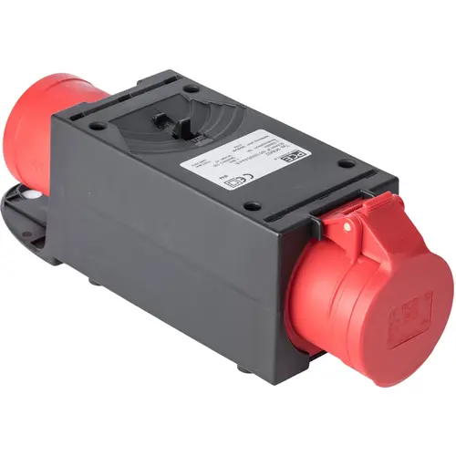 PCE 9436422 CEE-adapter/verloop van 32A naar 16A 5-polig 400V 6h rood IP44