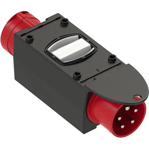 PCE 9436422 CEE-adapter/verloop van 32A naar 16A 5-polig 400V 6h rood IP44