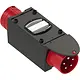 PCE 9436422 CEE-adapter/verloop van 32A naar 16A 5-polig 400V 6h rood IP44