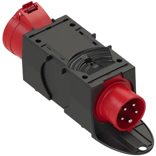 PCE 9437420 CEE-adapter/verloop van 16A naar 32A 5-polig 400V 6h rood IP44