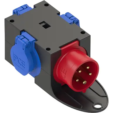 PCE 9430412 CEE-stroomverdeler 16A 400V 6h rood IP44