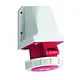 ABL D51S35 wandcontactdoos CEE 5-polig 16A 400V rood 6h IP67