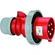 ABL S51S35 CEE-contactstop 5-polig 16A 400V rood 6h IP67