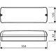 Prolumia 40010001 Pro-Portal opbouw plafond-/wandarmatuur LED 6W 3000-4000K IP65