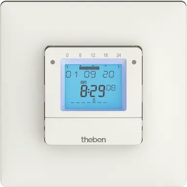 Theben 0300130 digitale schakelklok inbouw weekprogramma 1 kanaal app-programmering