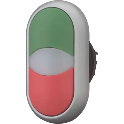 Eaton M22-DDL-GR dubbele drukknop met signaallamp groen-wit-rood