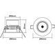 Megaman MM04694 LED SIENA downlight 8w 4000K