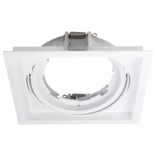 Megaman MM07077 inbouwraam 1-gats 176x101mm aluminium wit