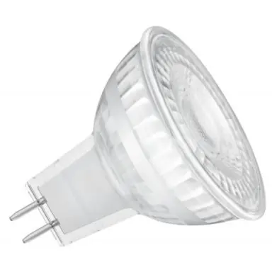 Megaman MM10966 Led-lamp 12V reflector glas 3 Watt MR16 GU5.3 2800K 36gr.
