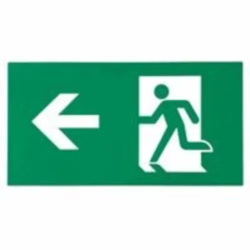 Megaman MM10478 vluchtwegpictogram links 33 m 187x384mm