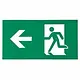 Megaman MM10478 vluchtwegpictogram links 33 m 187x384mm