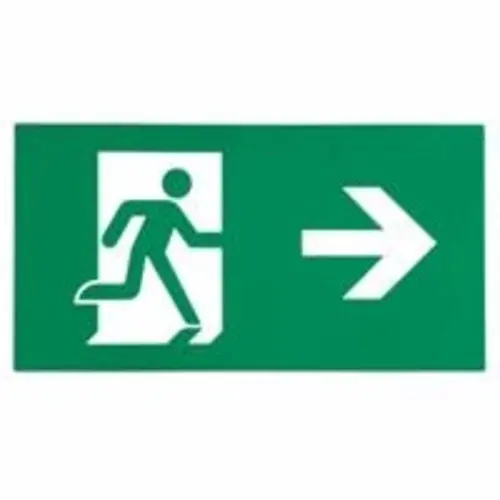Megaman MM10479 vluchtwegpictogram rechts 33 m 187x384mm