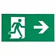 Megaman MM10479 vluchtwegpictogram rechts 33 m 187x384mm