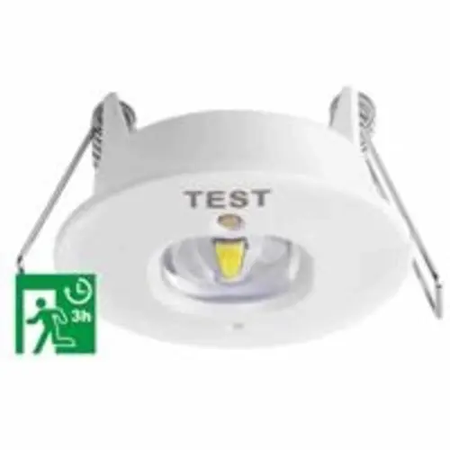 Megaman MM10480 noodverlichting inbouw 120lm 1,8W 3 uur testknop 0-45C